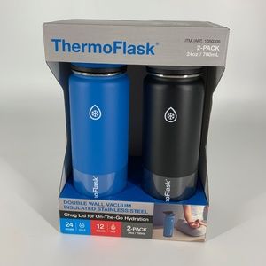 ThermoFlask 24oz Watter Bottle Set